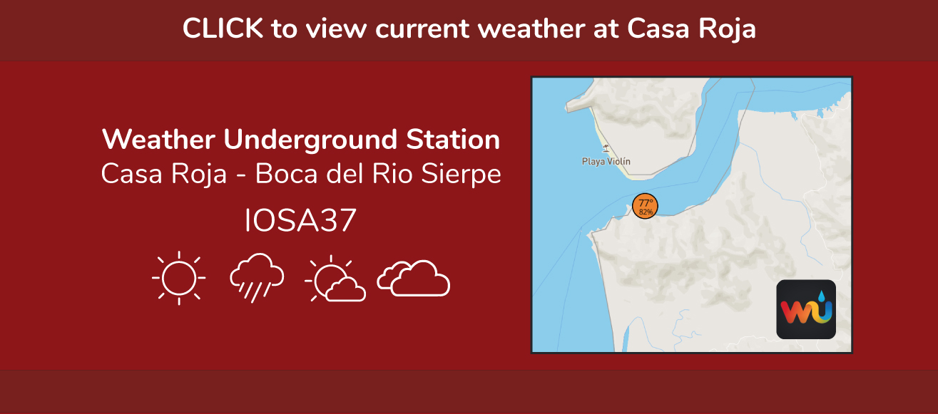 Link to Casa Roja's weather Underground Station
